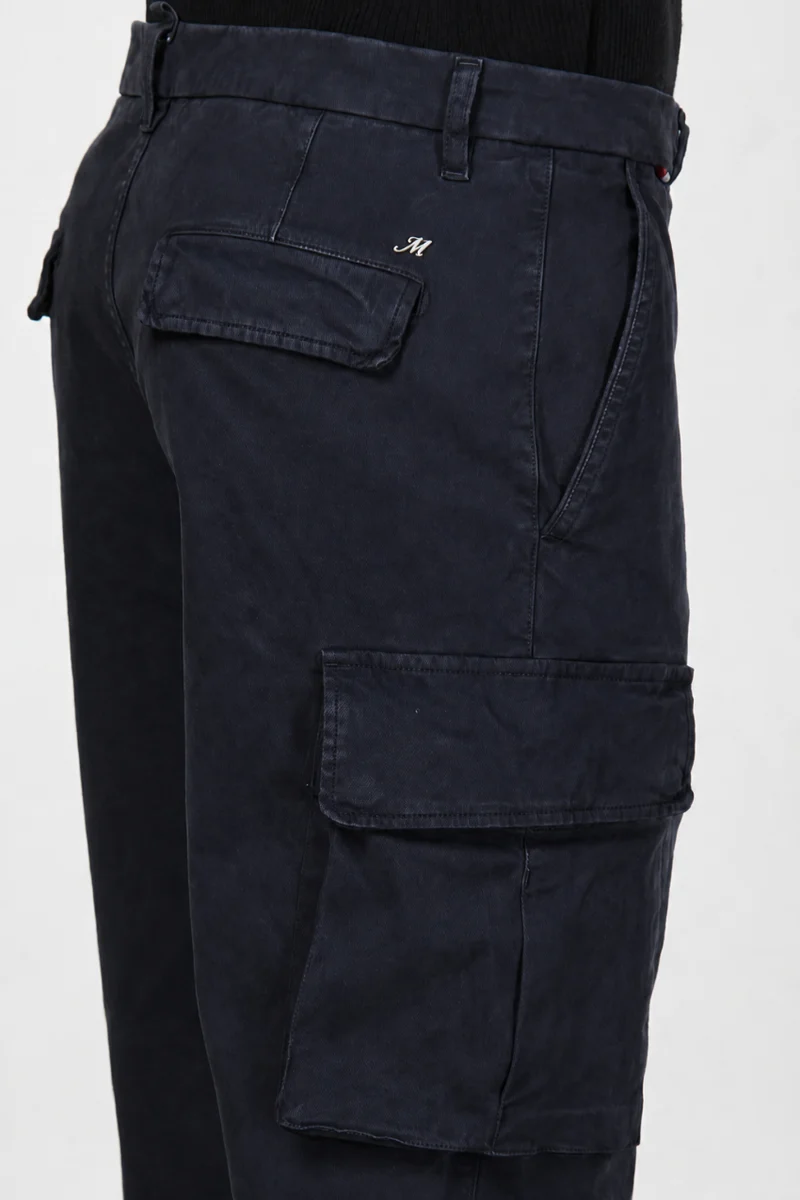 Chile pantalon cargo homme en gabardine carrot fit