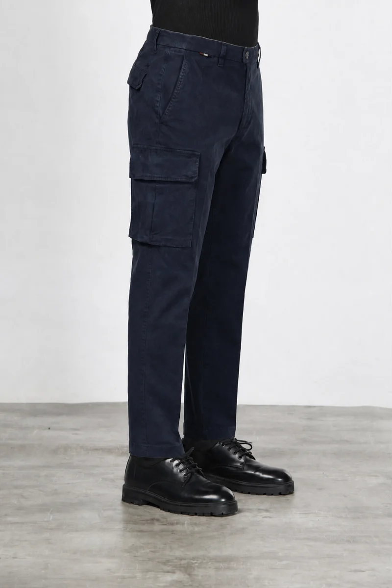 Chile pantalon cargo homme en gabardine carrot fit