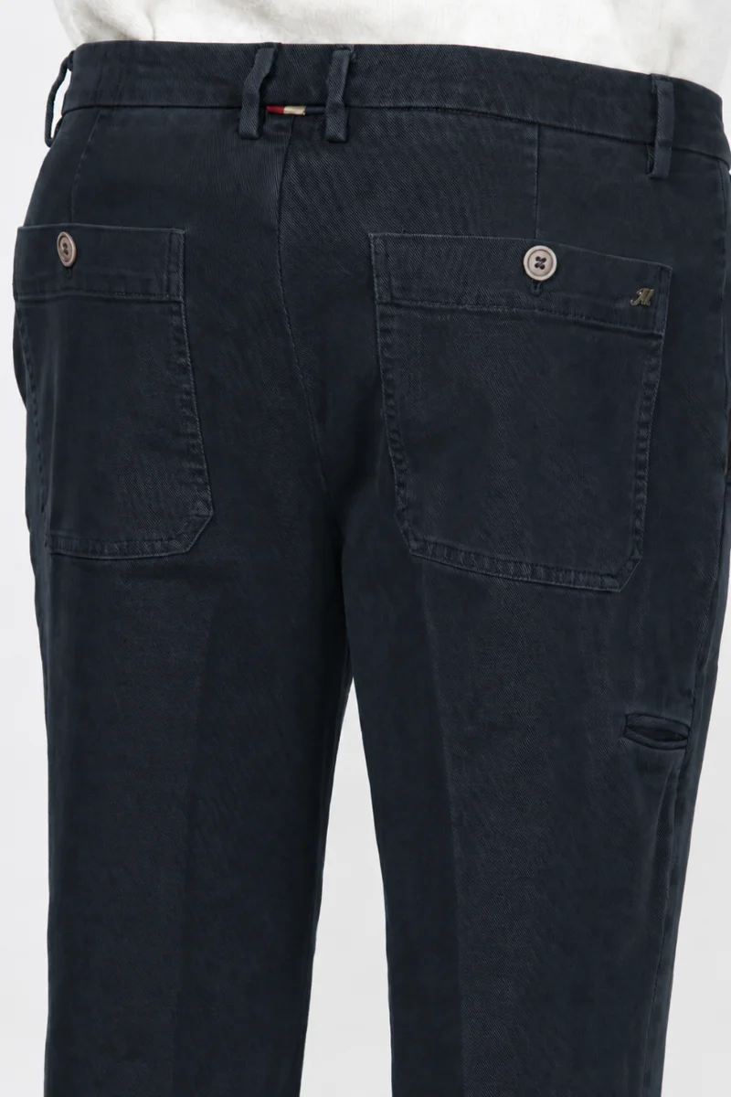 Pantalon Chino Homme Garden en Tissu Bull Stretch Coupe Carrot