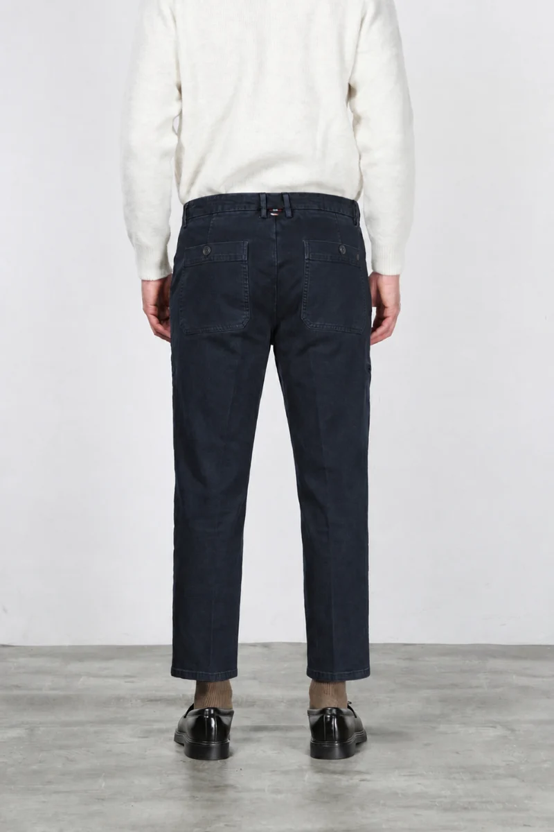 Pantalon Chino Homme Garden en Tissu Bull Stretch Coupe Carrot