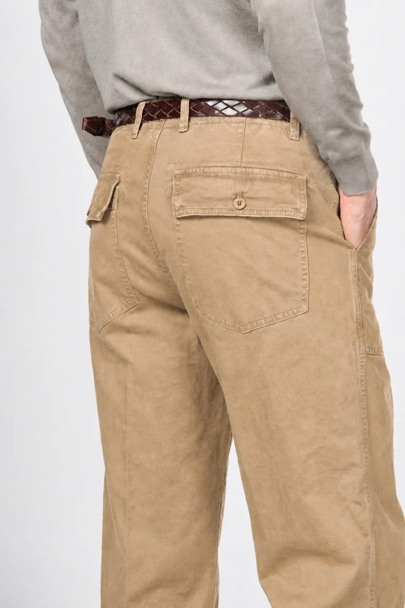 Prescott Fatigue pantalon chino homme en gabardine relaxed fit