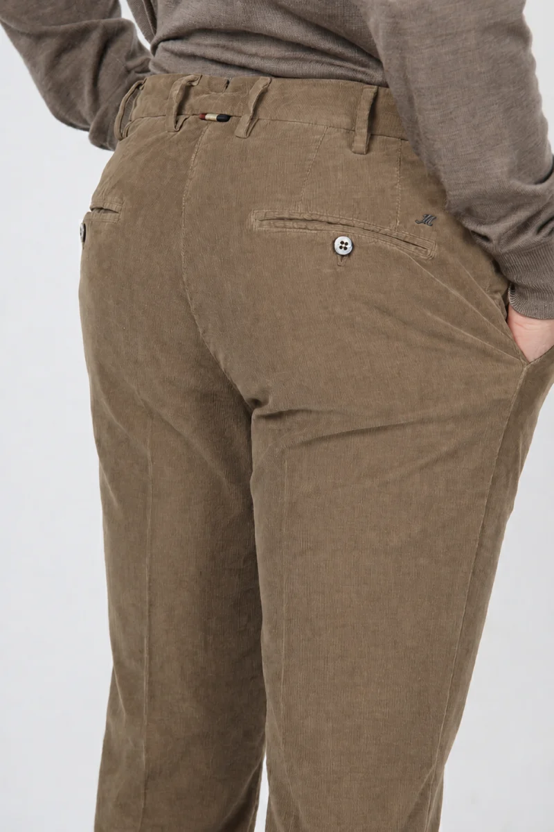 New York pantalon chino homme en velours 2000 raies stretch regular fit ①