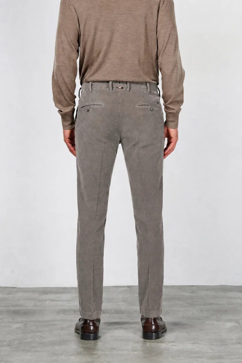 New York pantalon chino homme en velours 2000 raies stretch regular fit ①