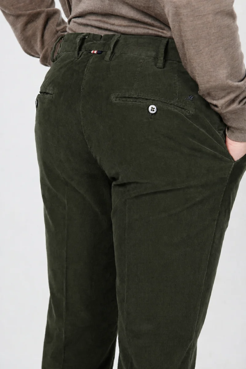 New York pantalon chino homme en velours 2000 raies stretch regular fit ①