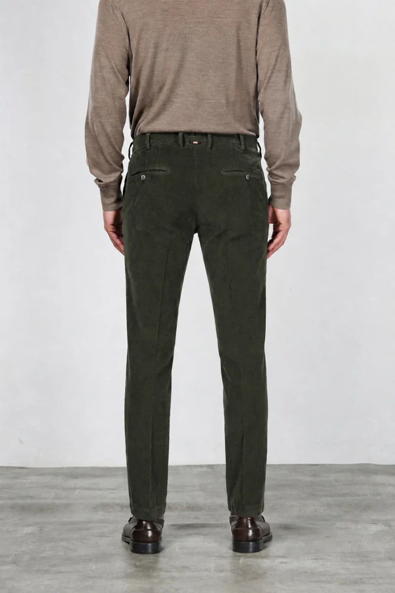 New York pantalon chino homme en velours 2000 raies stretch regular fit ①