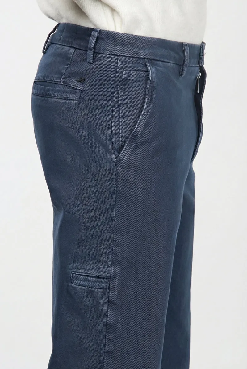 Madison pantalon chino homme en bull stretch carrot fit