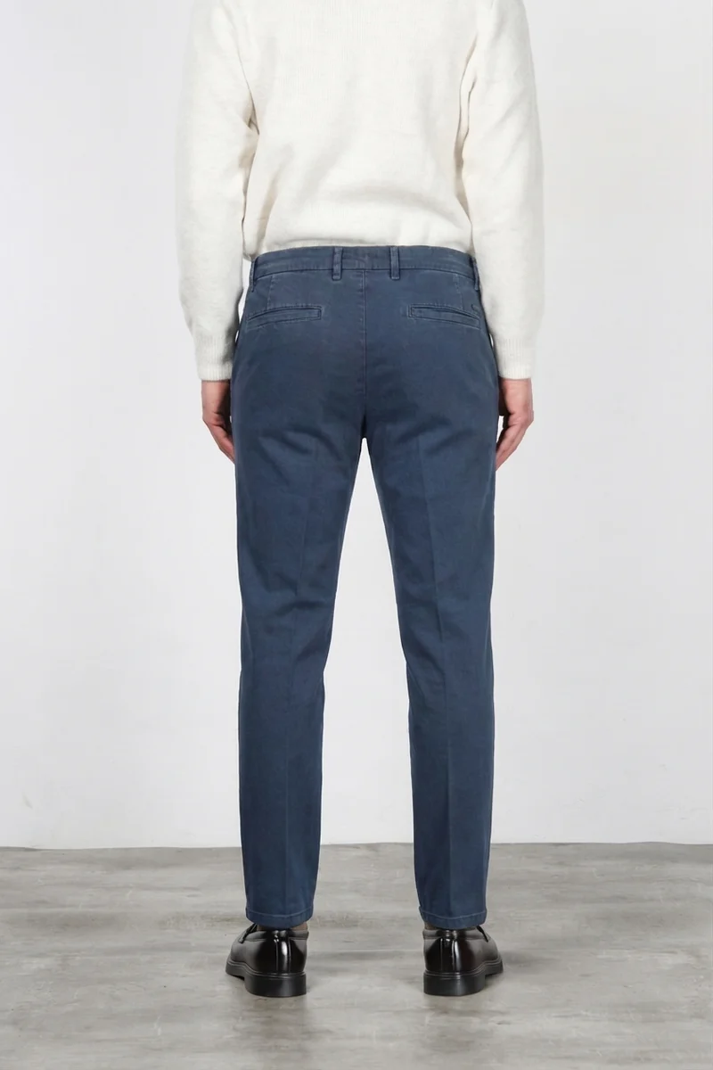 Madison pantalon chino homme en bull stretch carrot fit