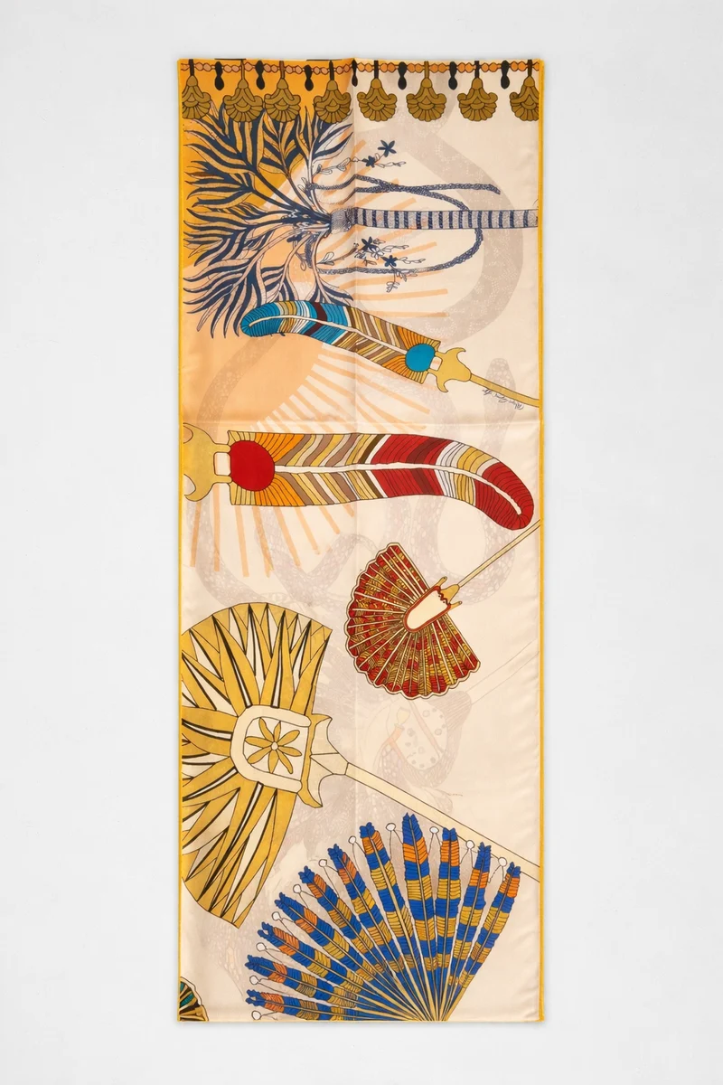 Le foulard en soie "Grandes Plaines"