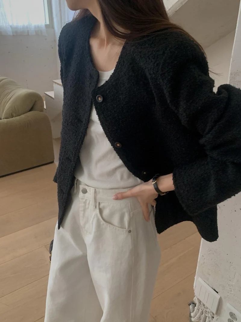 Anstand Tweed Jacket with Flap Pockets