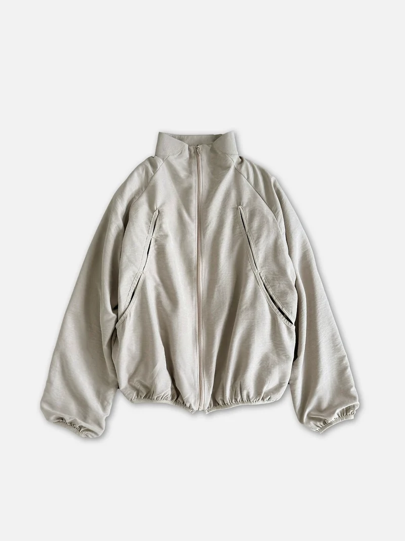 Askhaki Stand Collar Full Zip Oversized Blouson Jacket