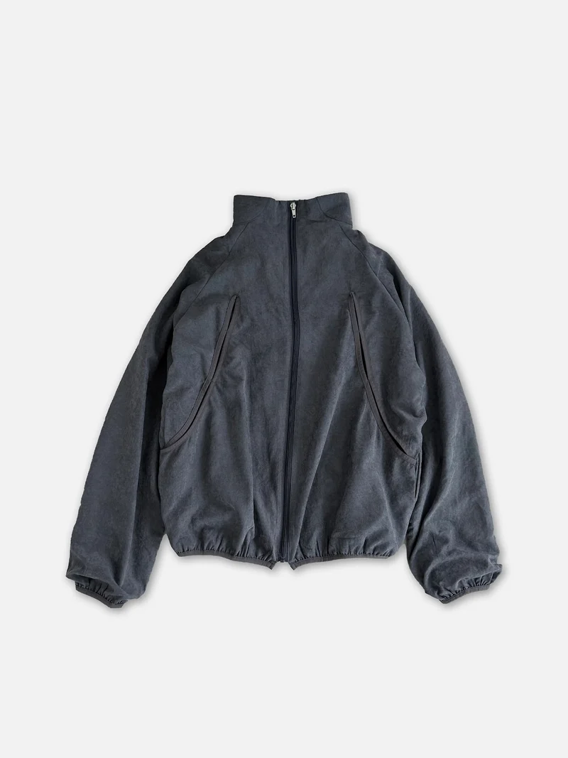 Askhaki Stand Collar Full Zip Oversized Blouson Jacket
