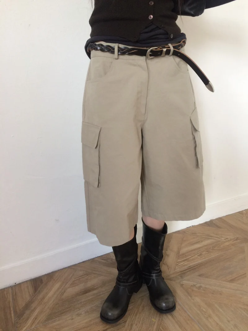 Anou Cargo Pocket Bermuda Shorts