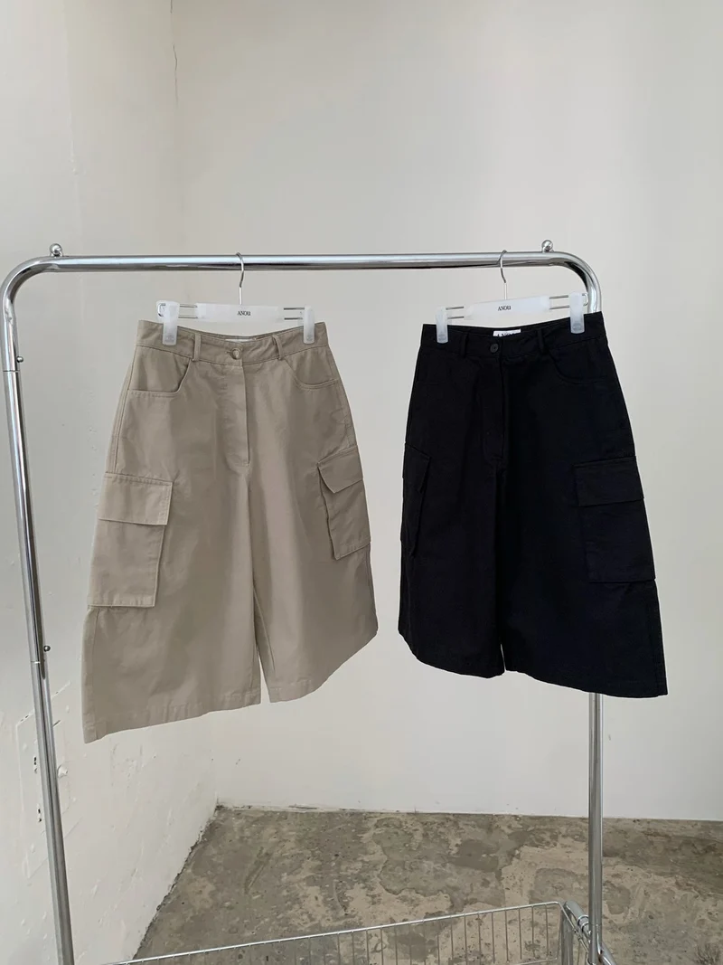 Anou Cargo Pocket Bermuda Shorts