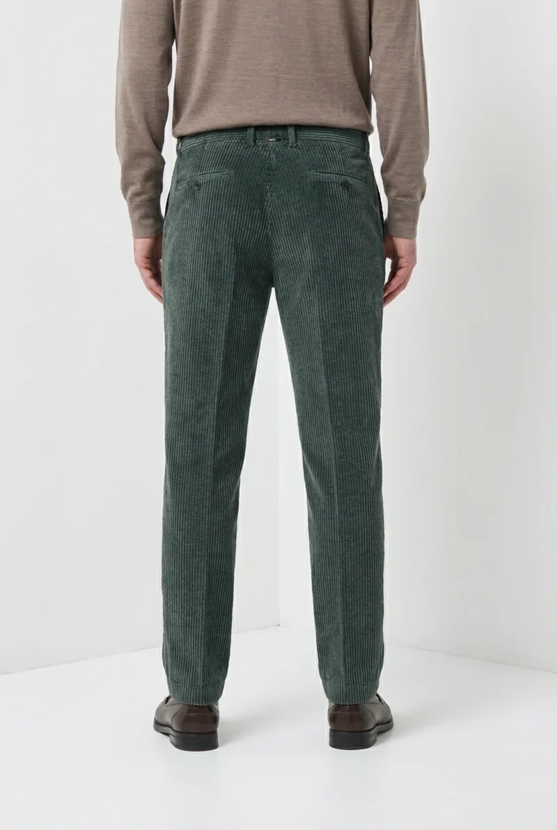 Paris pantalon chino homme en velours à grosses côtes carrot fit