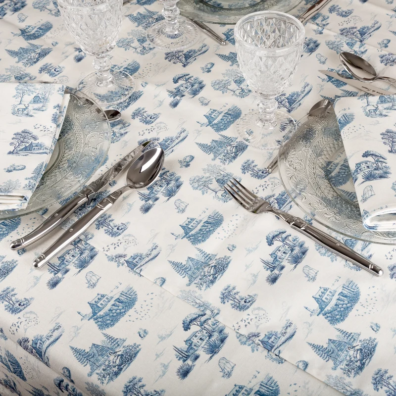 La grande nappe - Toile de Jouy