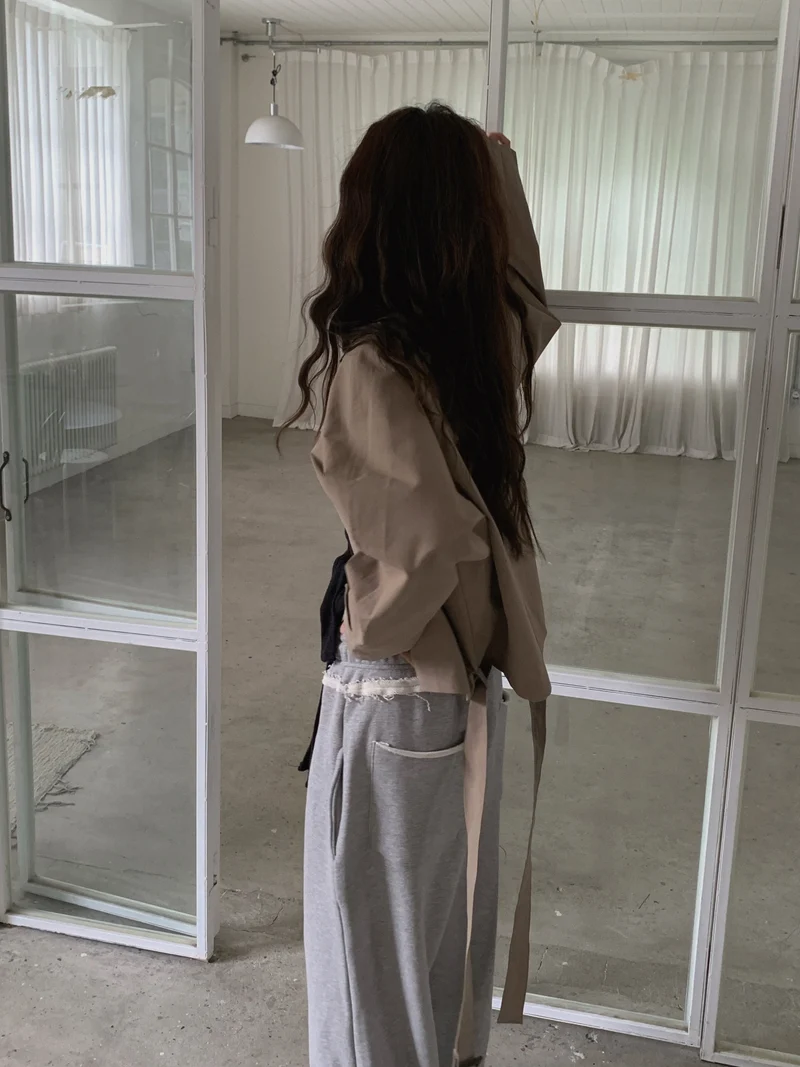 LeAhicon Stand Collar Half Field Jacket