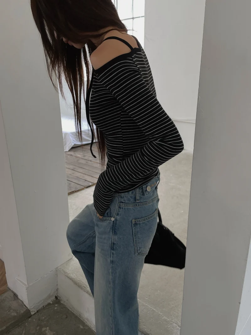 LeAhicon High Waist Wide Leg Vintage Wash Jeans