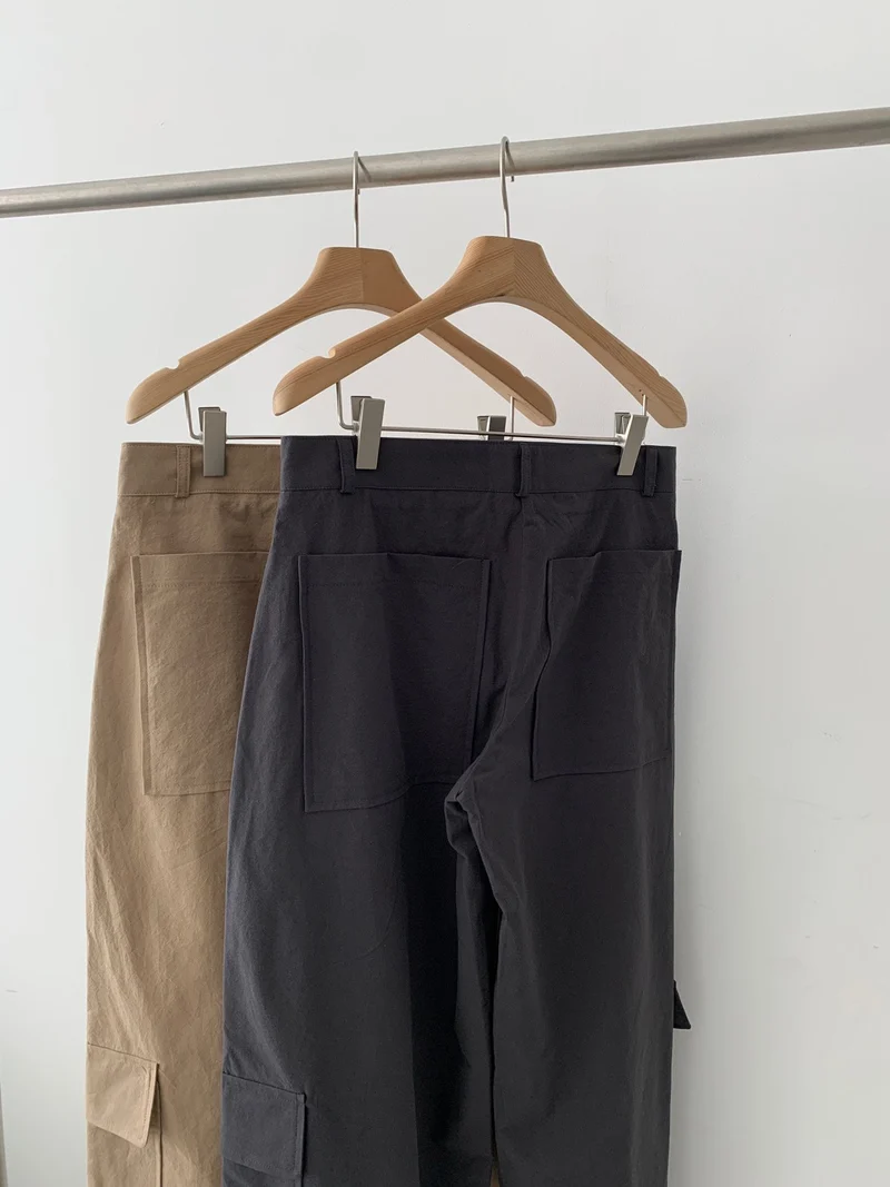 Vivel Multi Cargo Pocket Wide Leg Pants