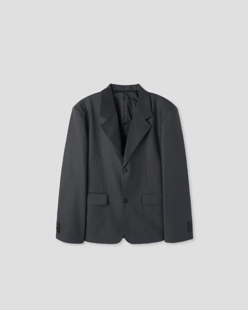 Corkage Oversized Single Button Blazer