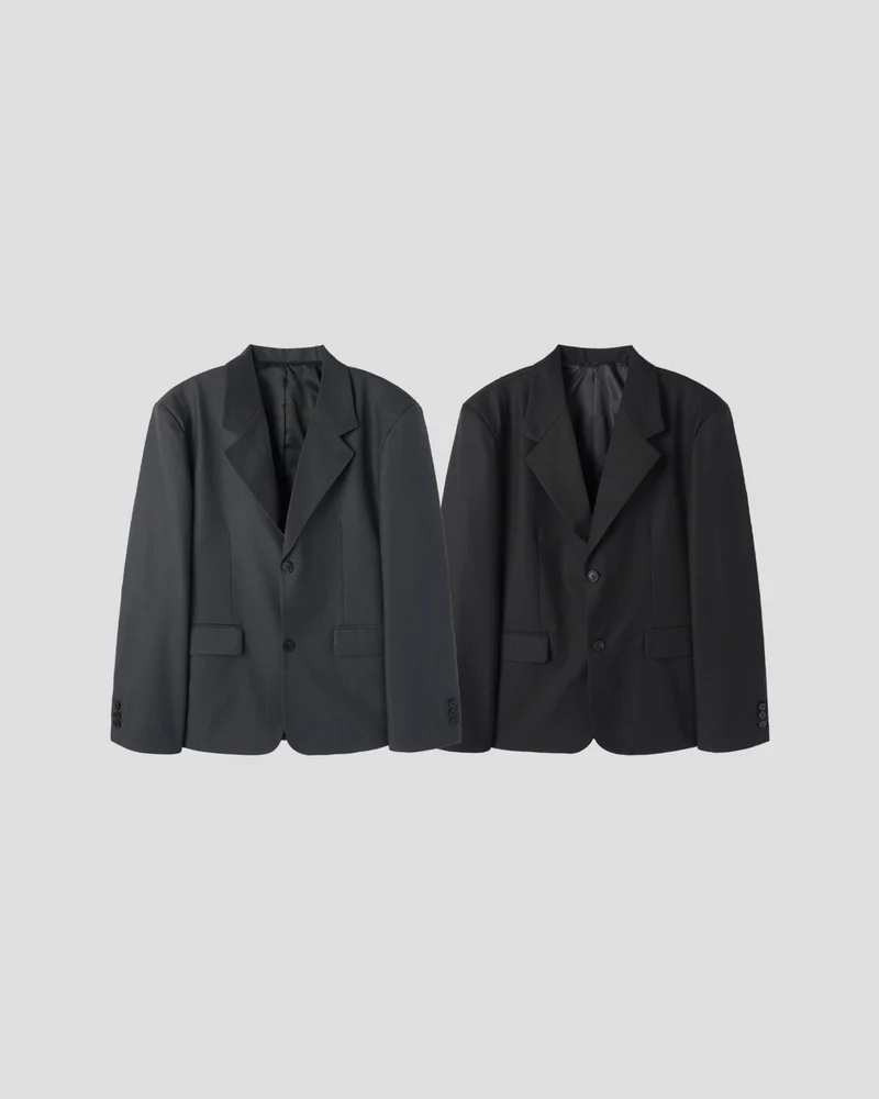 Corkage Oversized Single Button Blazer