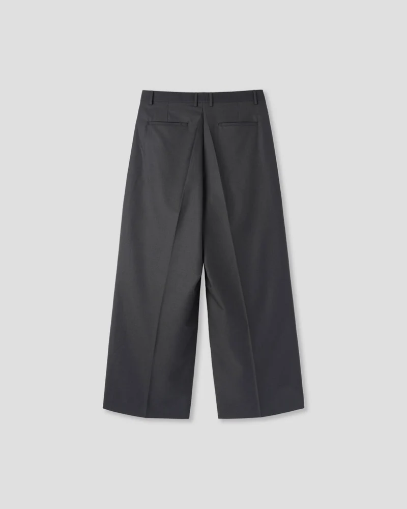 Corkage Oversized One-Tuck Wide Leg Slacks