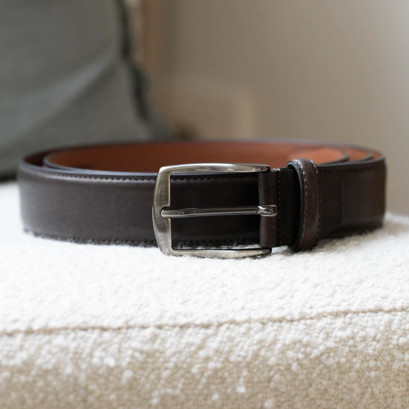 Ceinture "La Normande" en Cuir Marron