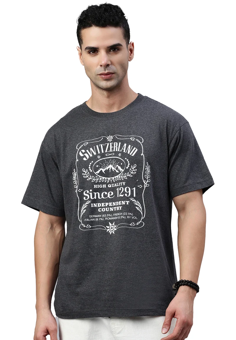 T-Shirt BLACK SWISS