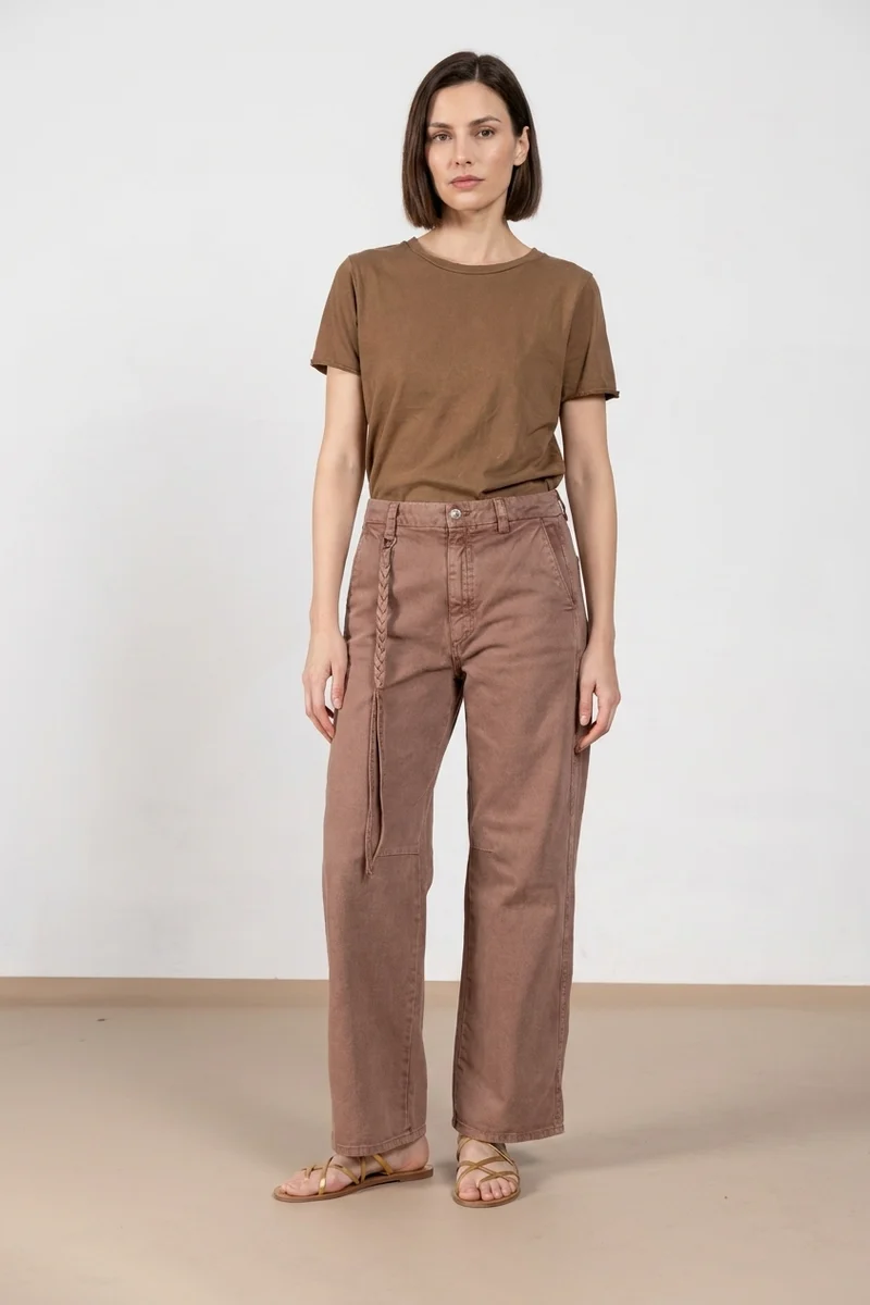 Valerie pantalon denim femme balloon fit
