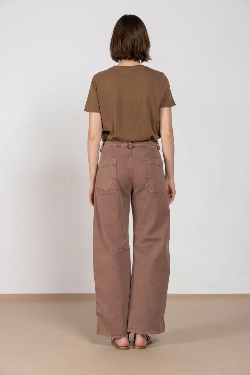 Valerie pantalon denim femme balloon fit