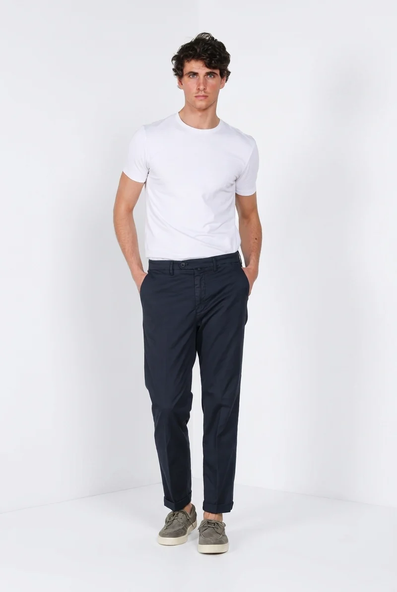 Boston pantalon chino homme en twill léger stretch relaxed fit