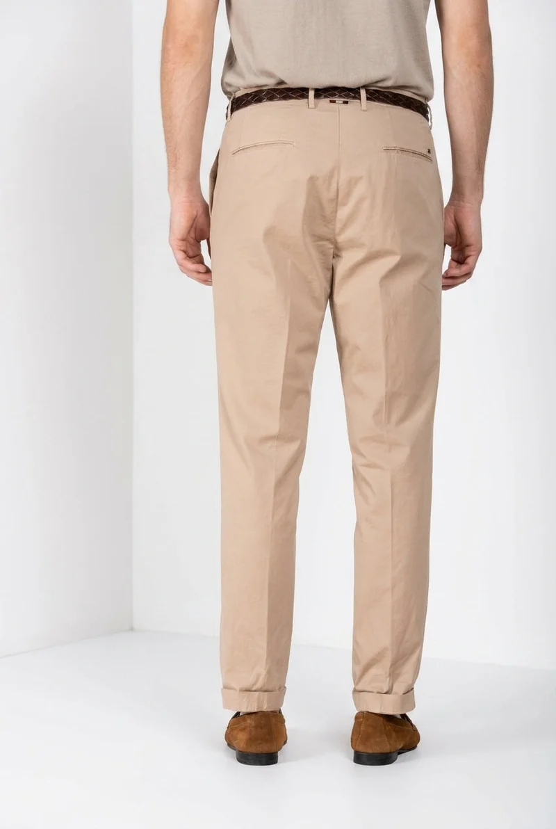 Boston pantalon chino homme en twill léger stretch relaxed fit