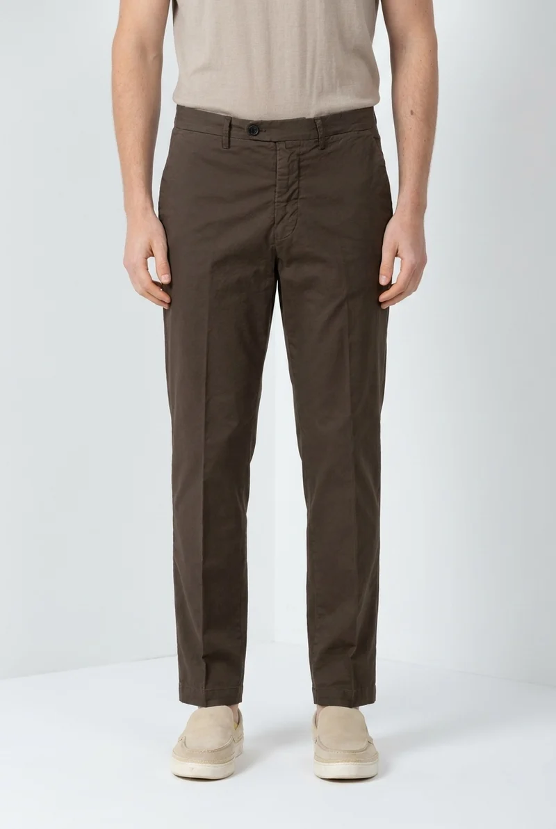 Boston pantalon chino homme en twill léger stretch relaxed fit