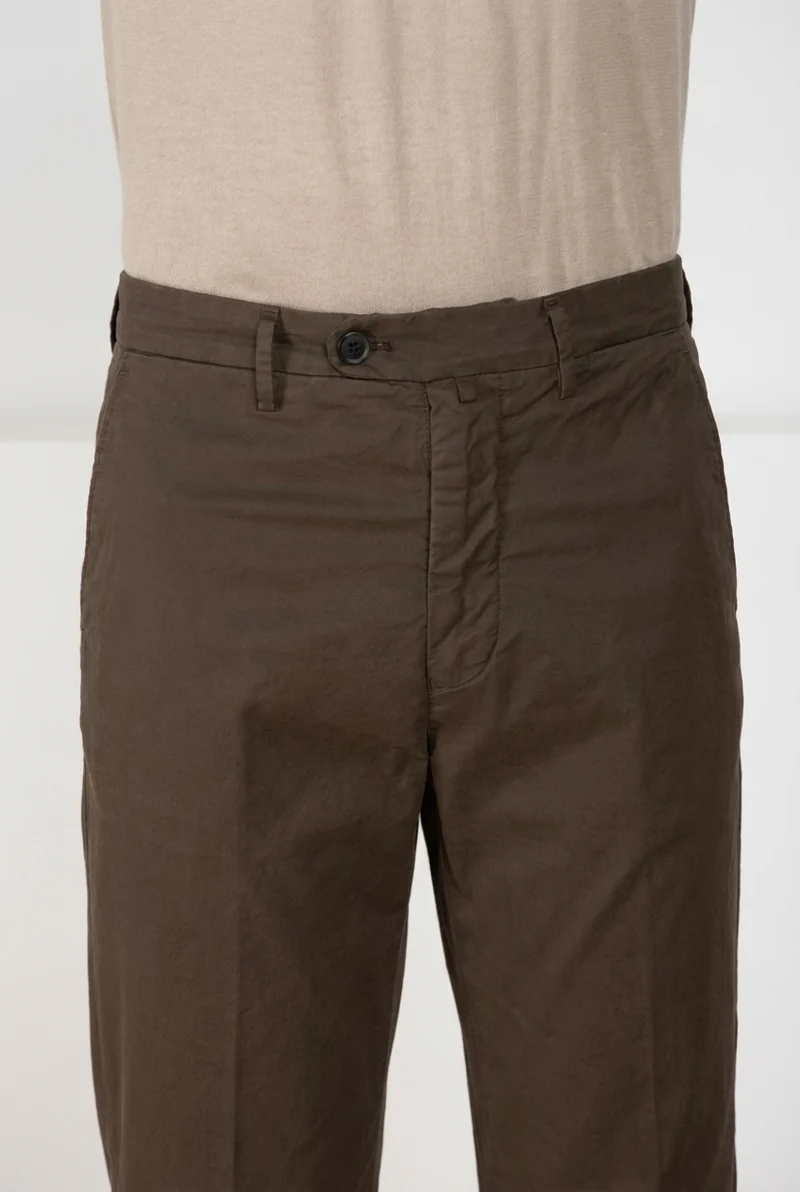 Boston pantalon chino homme en twill léger stretch relaxed fit