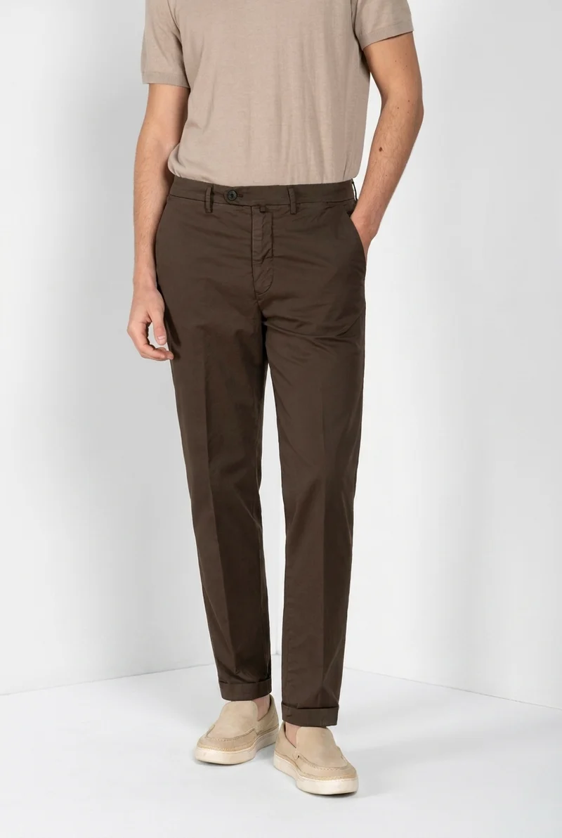 Boston pantalon chino homme en twill léger stretch relaxed fit
