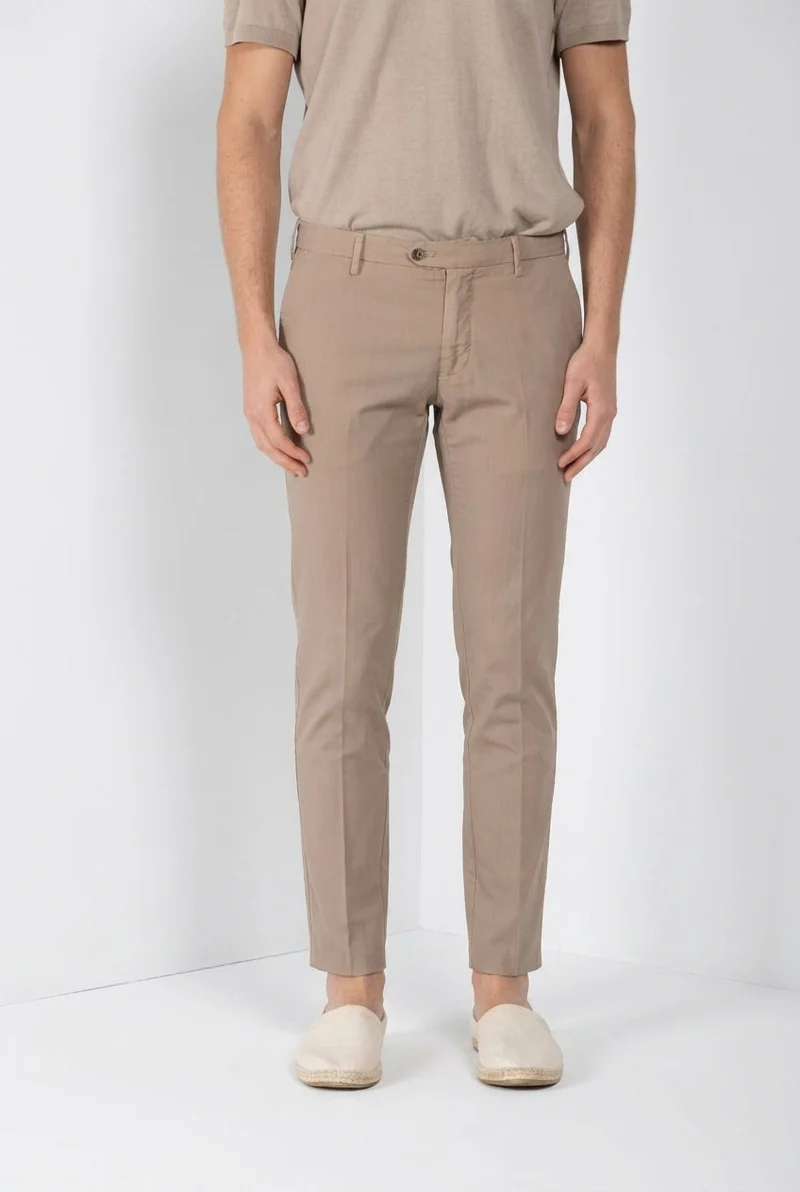 New York pantalon chino homme en twill de laine regular fit