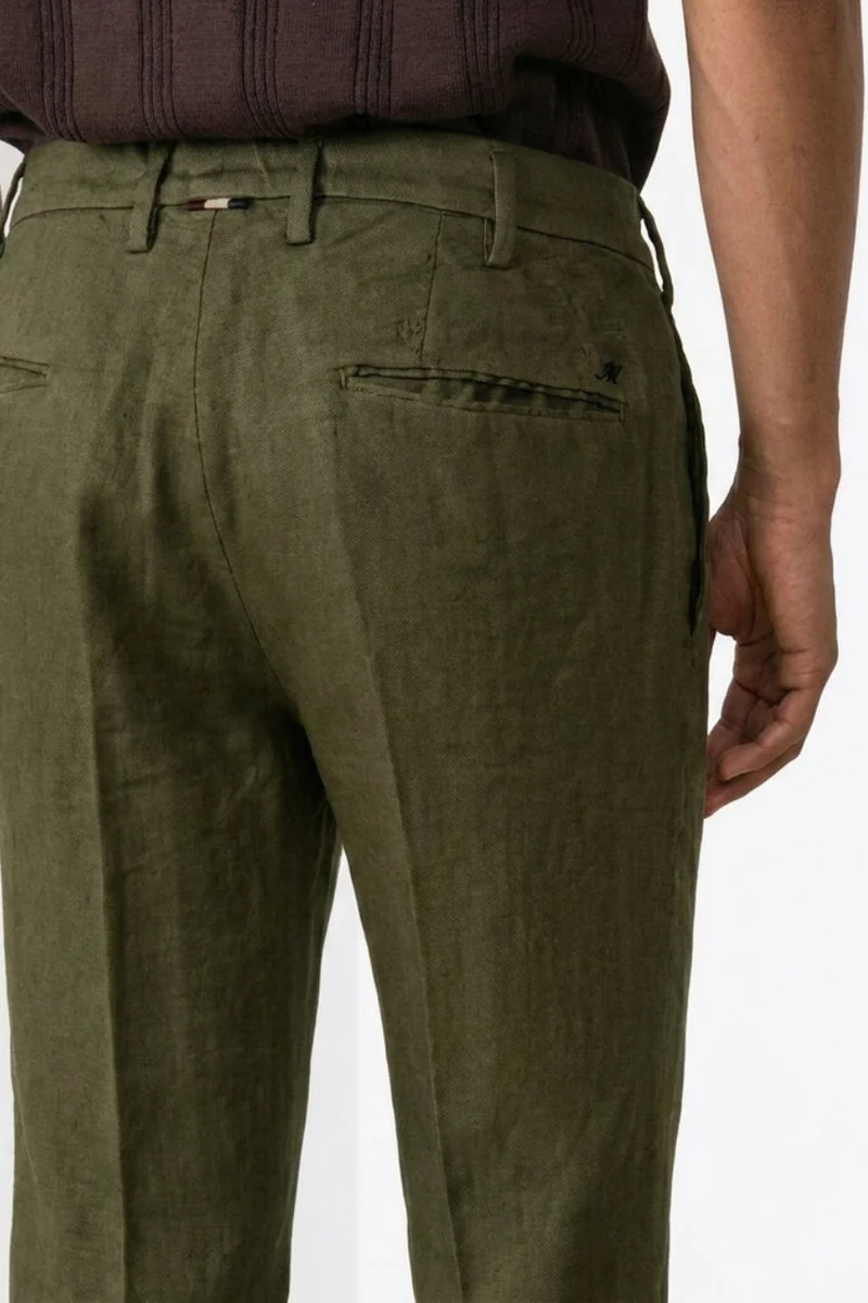 New York Icon Flex pantalon chino homme en twill de lin et coton regular fit
