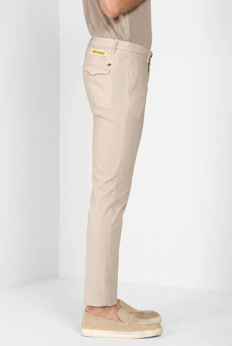 Torino City pantalon chino homme en twill de laine slim fit