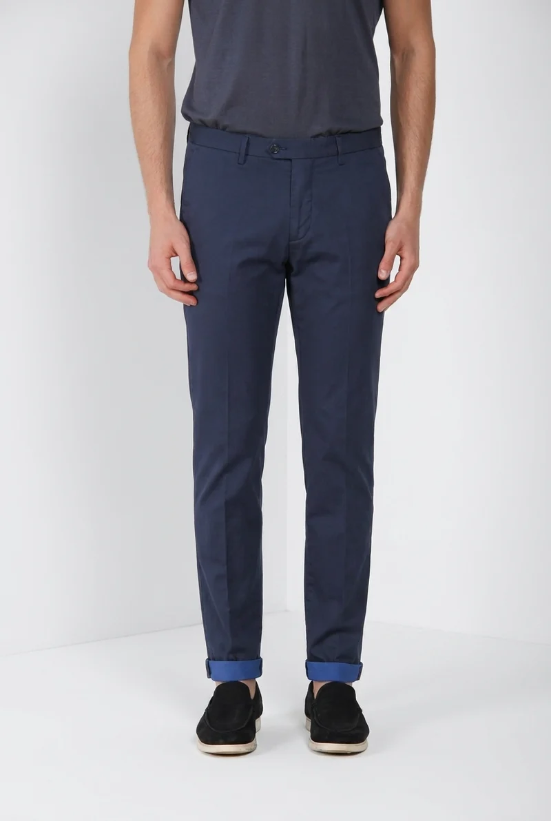 Torino City Travel pantalon chino homme en satin technique stretch slim fit