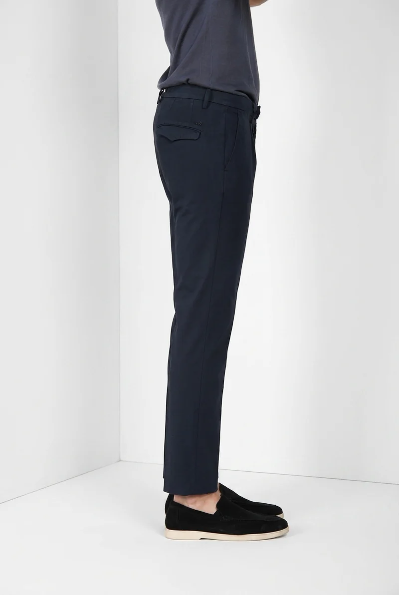 Torino 1 Pinces Flex pantalon chino homme en gabardine super stretch slim fit