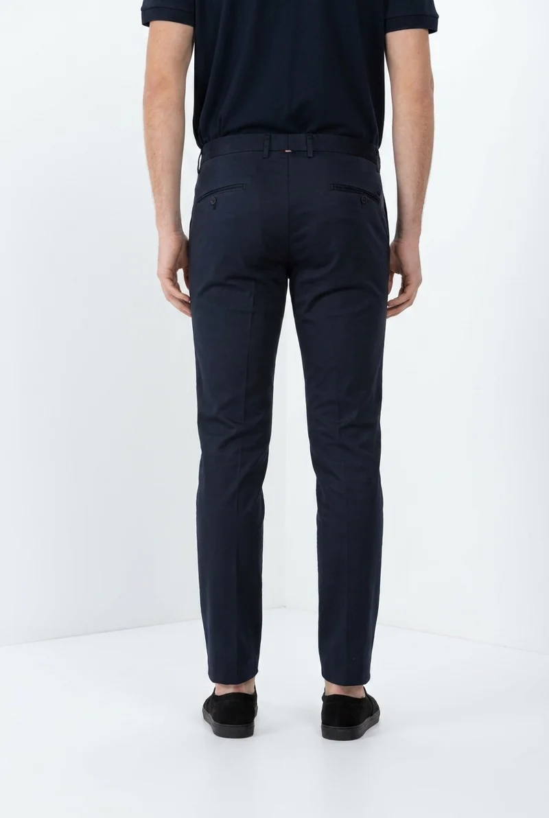 Torino Travel pantalon chino homme en satin technique travel stretch slim fit