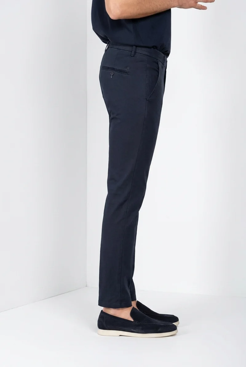 Torino Travel pantalon chino homme en satin technique travel stretch slim fit