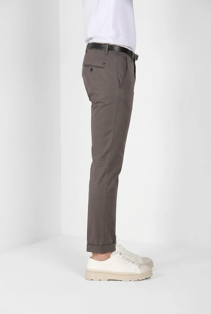 Torino Travel pantalon chino homme en satin technique travel stretch slim fit