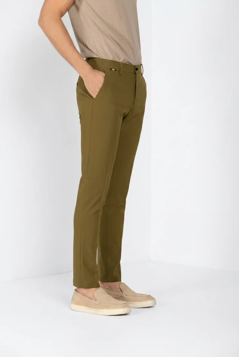 Milano Dynamic pantalon chino jogger homme en jersey super technique extra slim fit