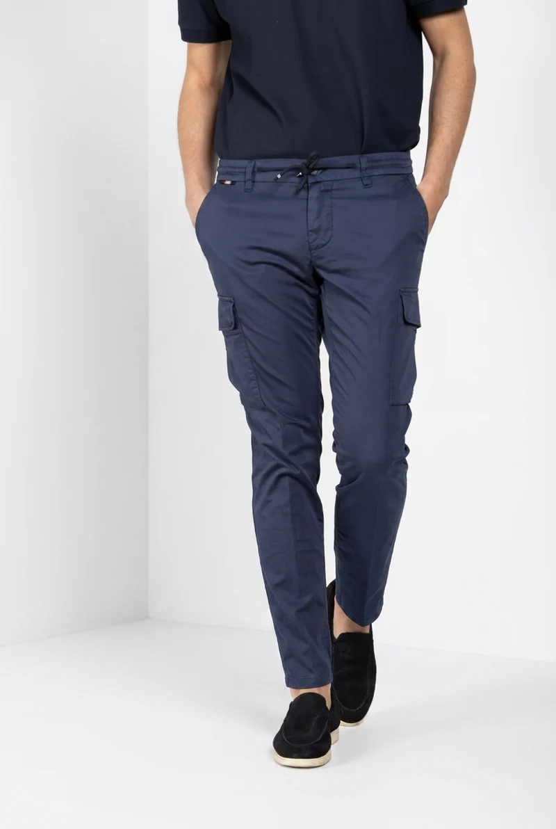 Chile Jogger pantalon cargo homme en satin technique travel stretch extra slim fit