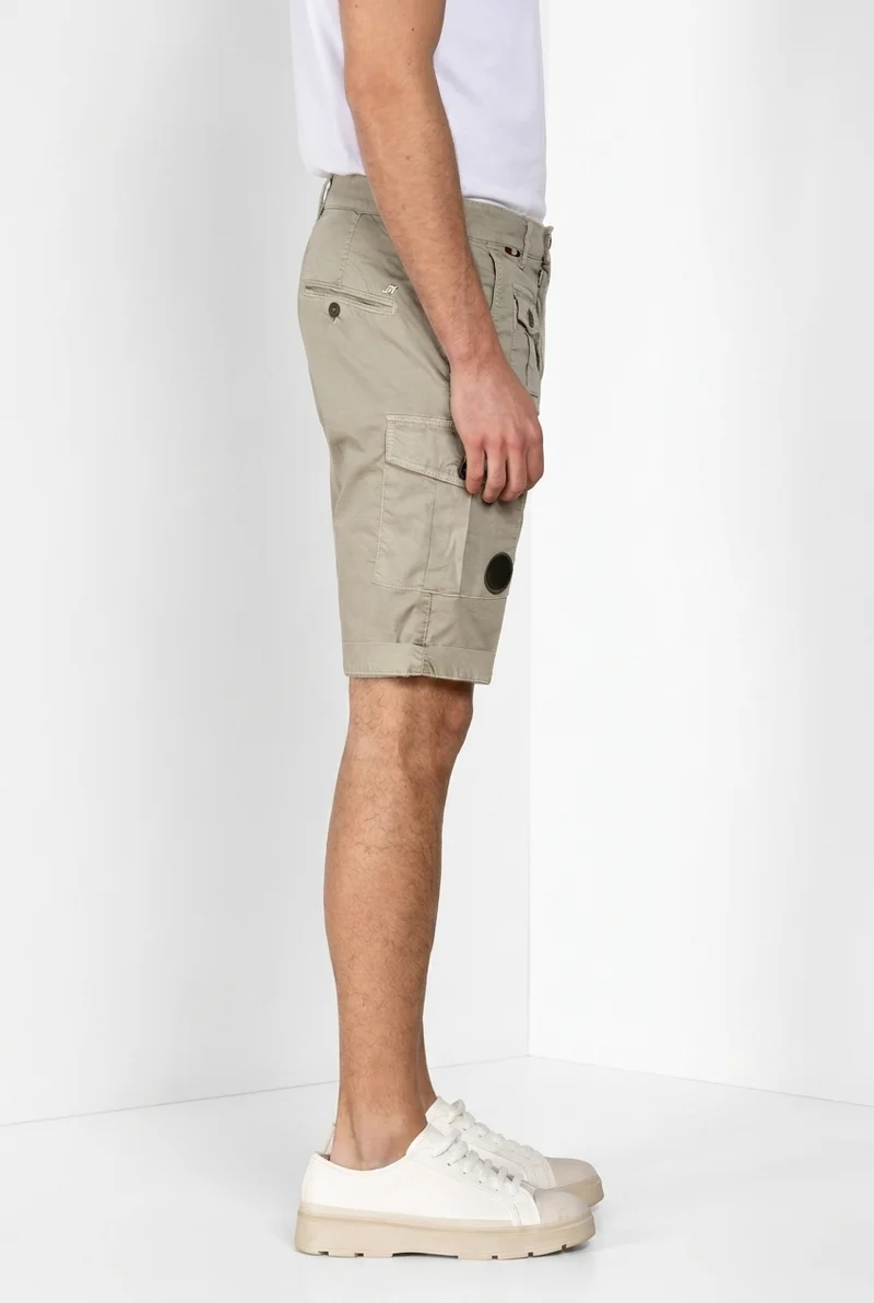 George Coolpocket bermuda cargo homme en gabardine stretch logo edition carrot fit ①