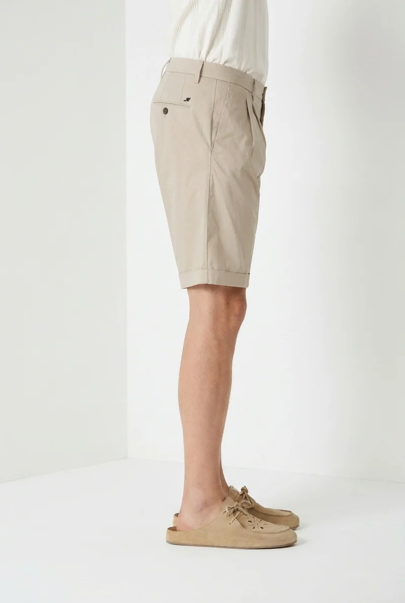New York 2 Pinces bermuda chino homme en twill stretch regular fit