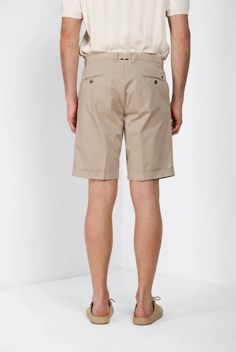 New York 2 Pinces bermuda chino homme en twill stretch regular fit
