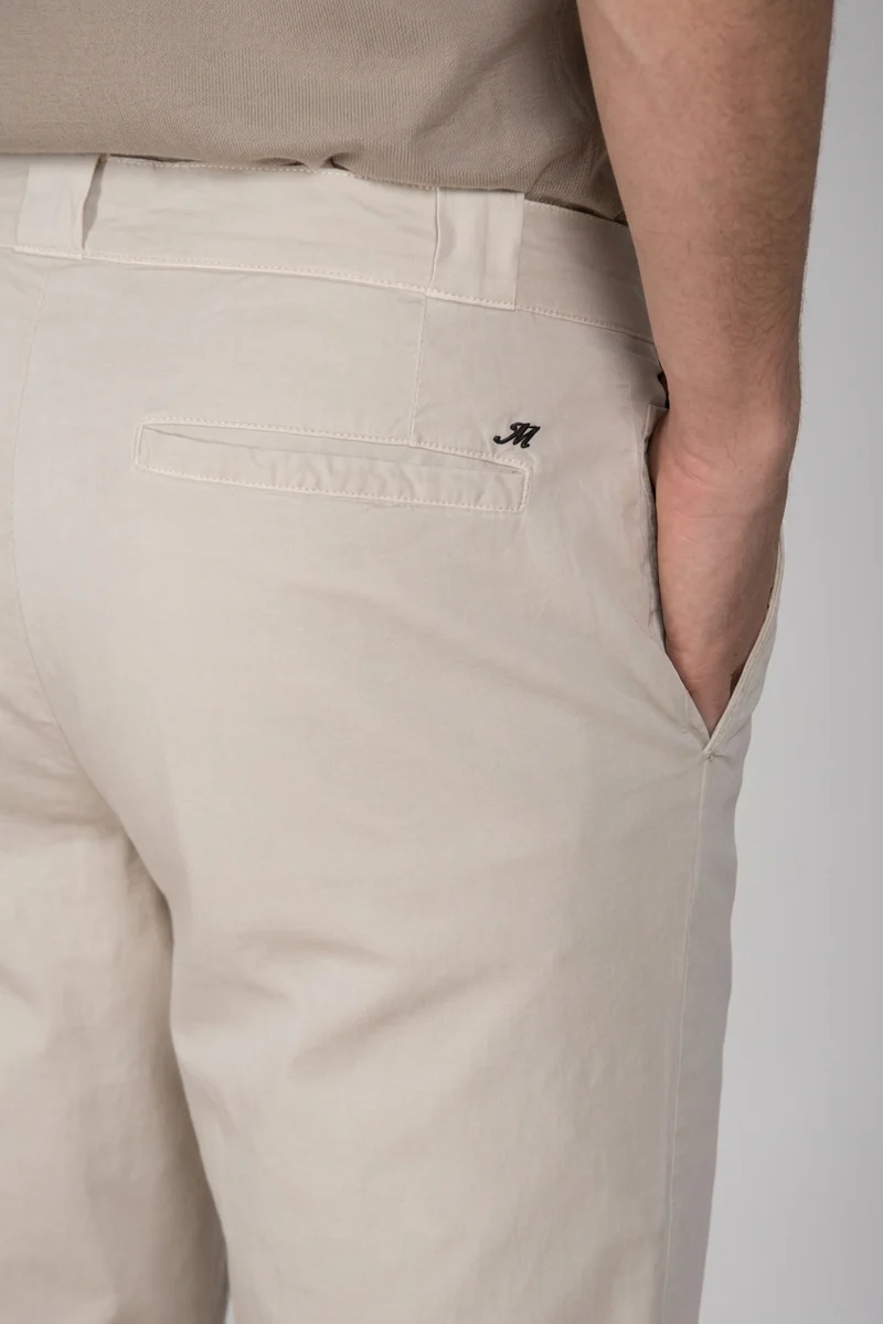 Madison M74 pantalon chino homme en twill léger stretch carrot fit