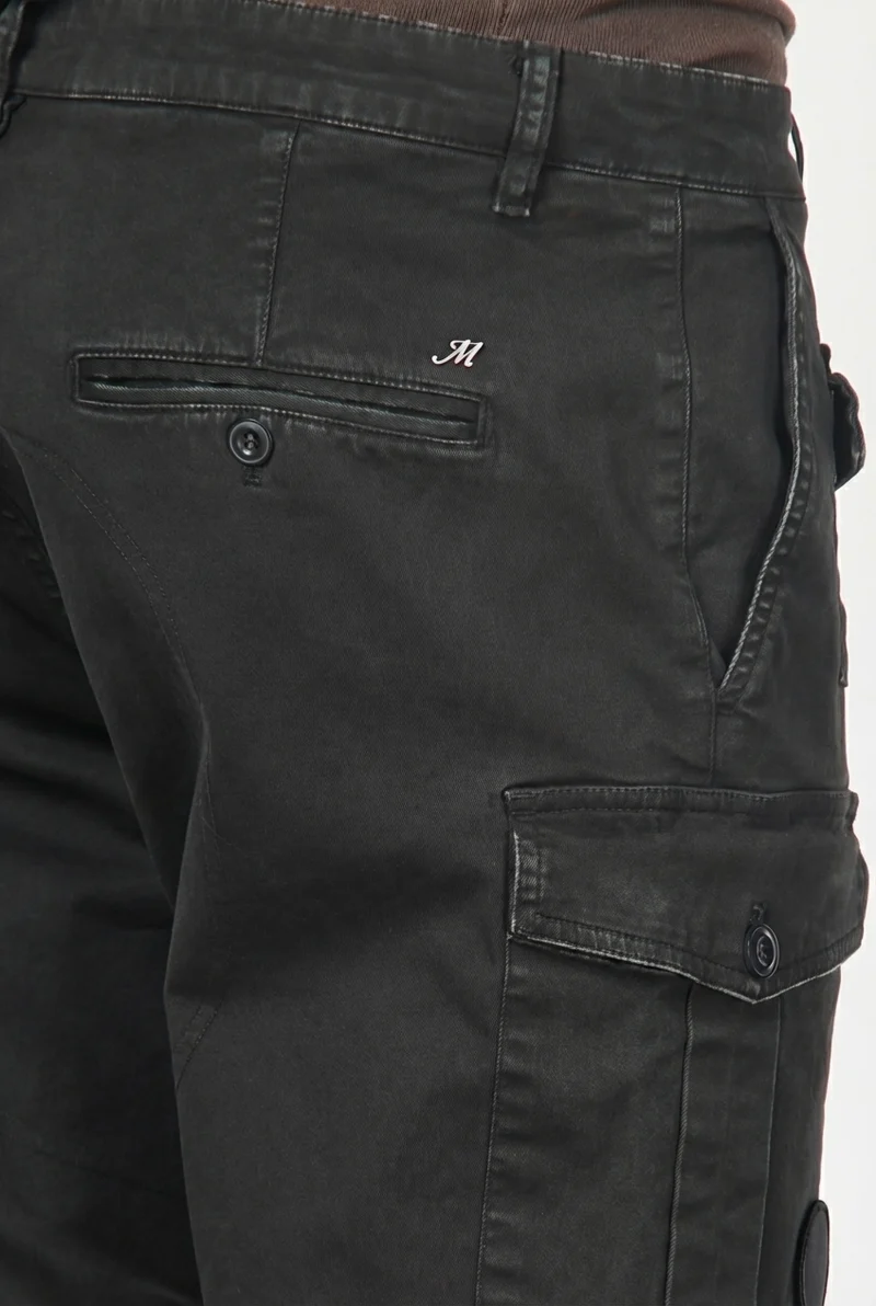 George Coolpocket pantalon cargo homme en gabardine carrot fit ①