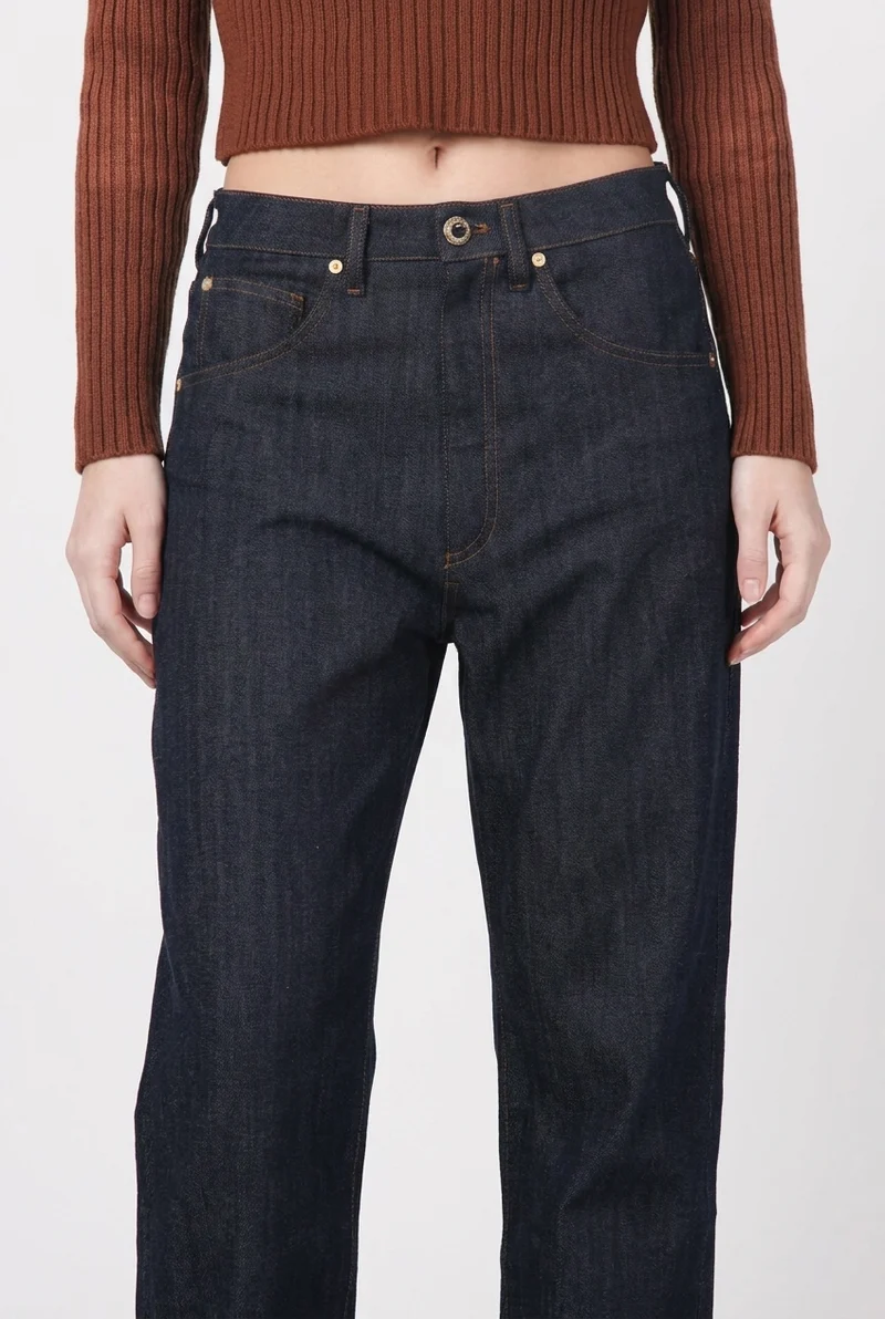 Vivienne pantalon chino 5 poches femme en denim stretch avec Balloon Fit